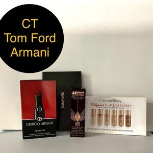 Makeup bundle: Charlotte Tilbury, Tom Ford, Giorgio Armani